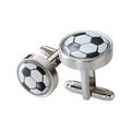 Sport Series Metal Cufflinks - Soccer Ball